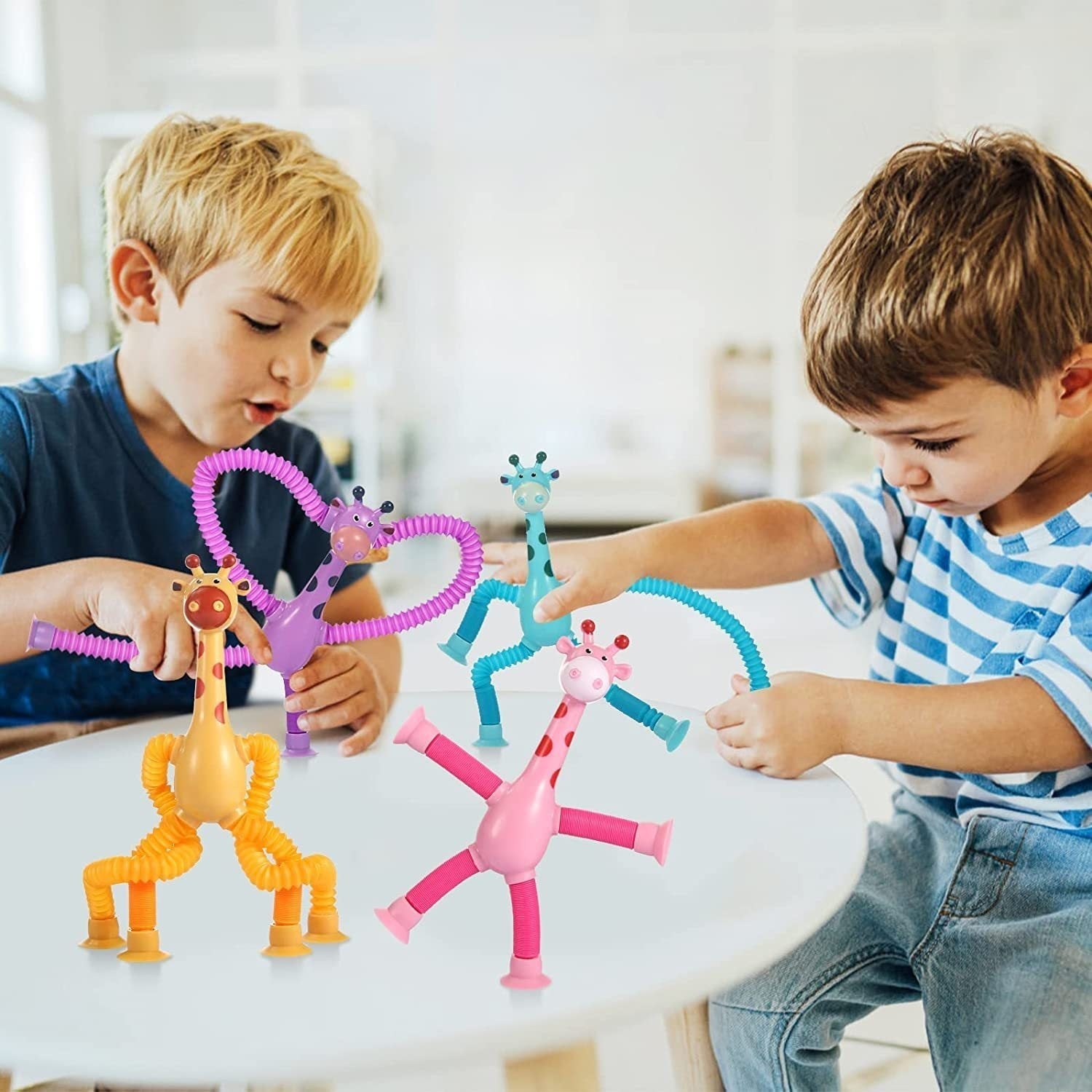 Stretchy™ - Giraffe Spielzeug (Set von 4 Stück)