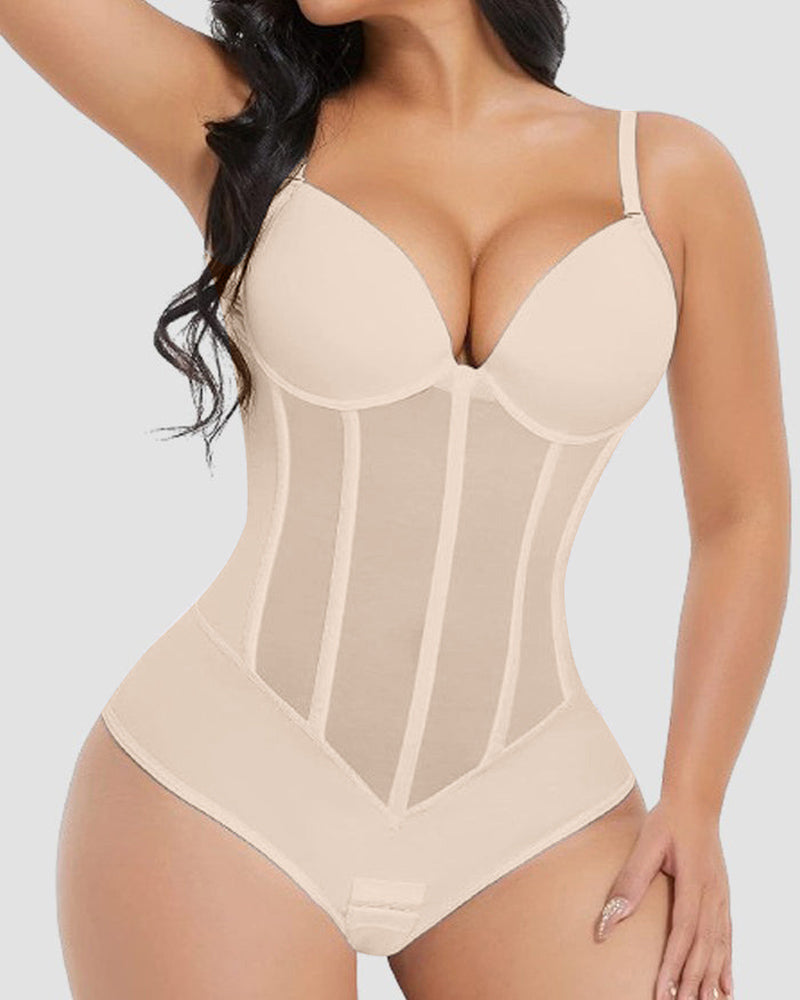 Moana™ – Verführerischer Shaping-Bodysuit mit tiefem Rückenausschnitt