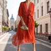 Marika™ - Chiffonkleid mit V-Ausschnitt
