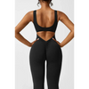 Beatrice™ - Ausgestellter Jumpsuit mit V-Rücken