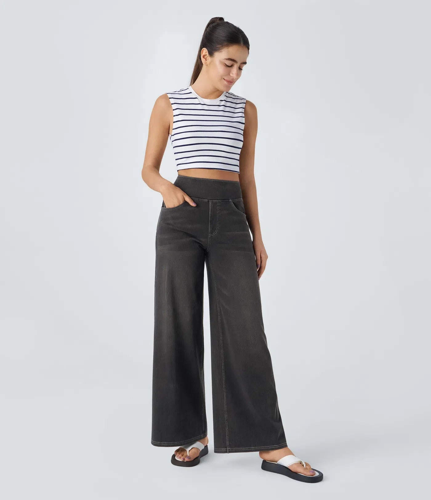 Jule™ – Komfortable & Elastische Hose mit Hoher Taille