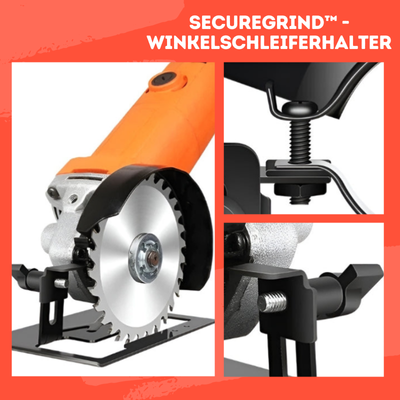 1+1 GRATIS | SecureGrind™ - Winkelschleiferhalter | Handwerk klug, sicher und selbstbewusst!