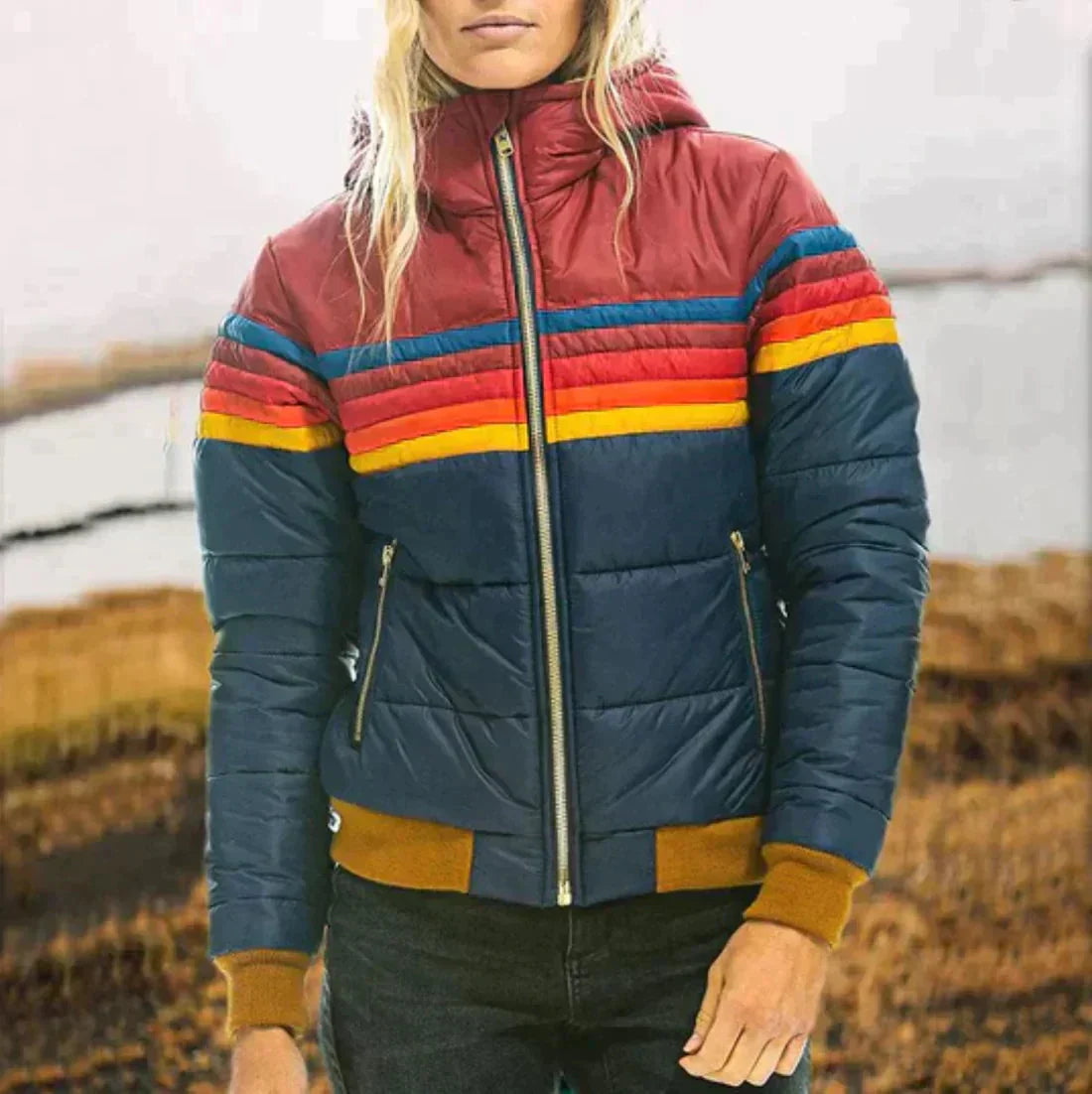 Nona™ | Warme Retro-Thermojacke