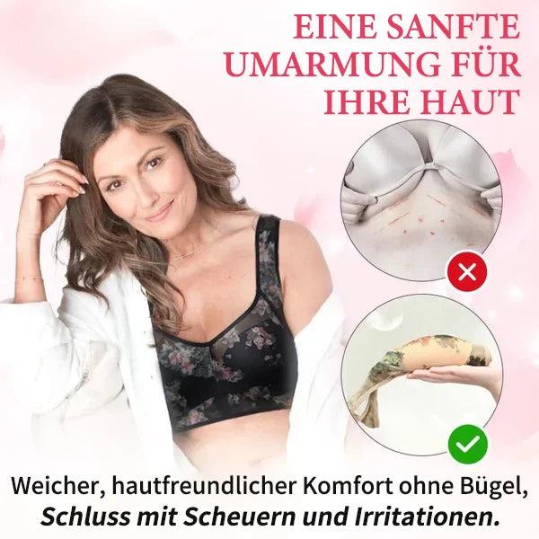 BloomSilk™ - Übergröße Eis-Seide Kühl-BH | Letzter Tag 50% Rabatt | Kühlender Komfort-BH aus Eisseide und Spitze