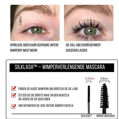 SilkLash™ – Wimperverlengende Mascara | Perfekte Länge & Volumen ohne Klumpen