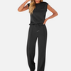 Juna™ - 2-teiliges Lounge-Set | Ärmelloses Top & Hose mit Kordelzug