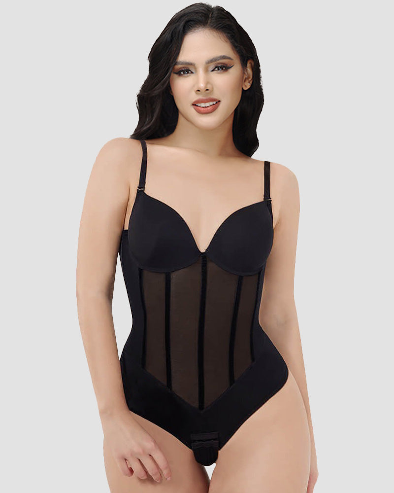Moana™ – Verführerischer Shaping-Bodysuit mit tiefem Rückenausschnitt