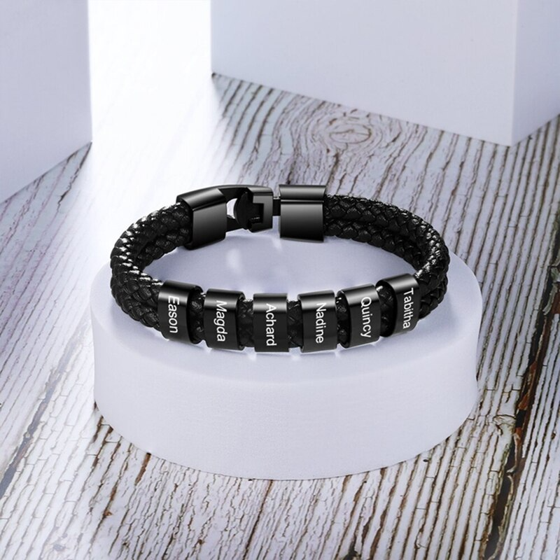 Ravi™️ - Luxus Lederarmband | An meinen geliebten Papa