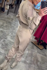 Jocelyn™ | Gürteltier Langarm-Jumpsuit