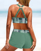 Circe™ - Hochtailliertes Geripptes Bikini-Set