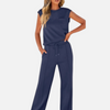 Juna™ - 2-teiliges Lounge-Set | Ärmelloses Top & Hose mit Kordelzug