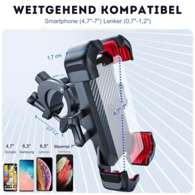 RideView™️ - 360° Sicht Fahrrad Handyhalter