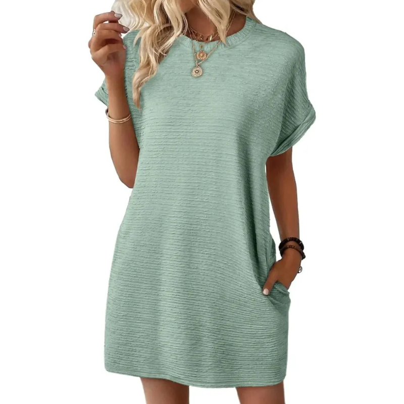 Tabea™ - Sommer T-Shirt-Kleid mit Taschen
