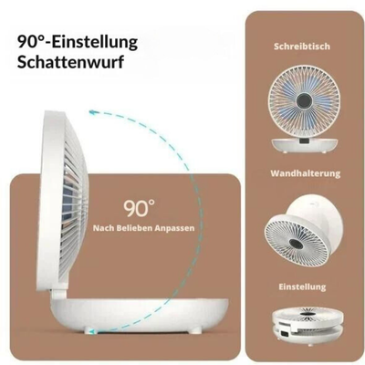 CoolWinds™ - Wandmontierbarer tragbarer Ventilator