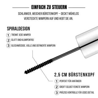 SilkLash™ – Wimperverlengende Mascara | Perfekte Länge & Volumen ohne Klumpen
