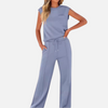 Juna™ - 2-teiliges Lounge-Set | Ärmelloses Top & Hose mit Kordelzug