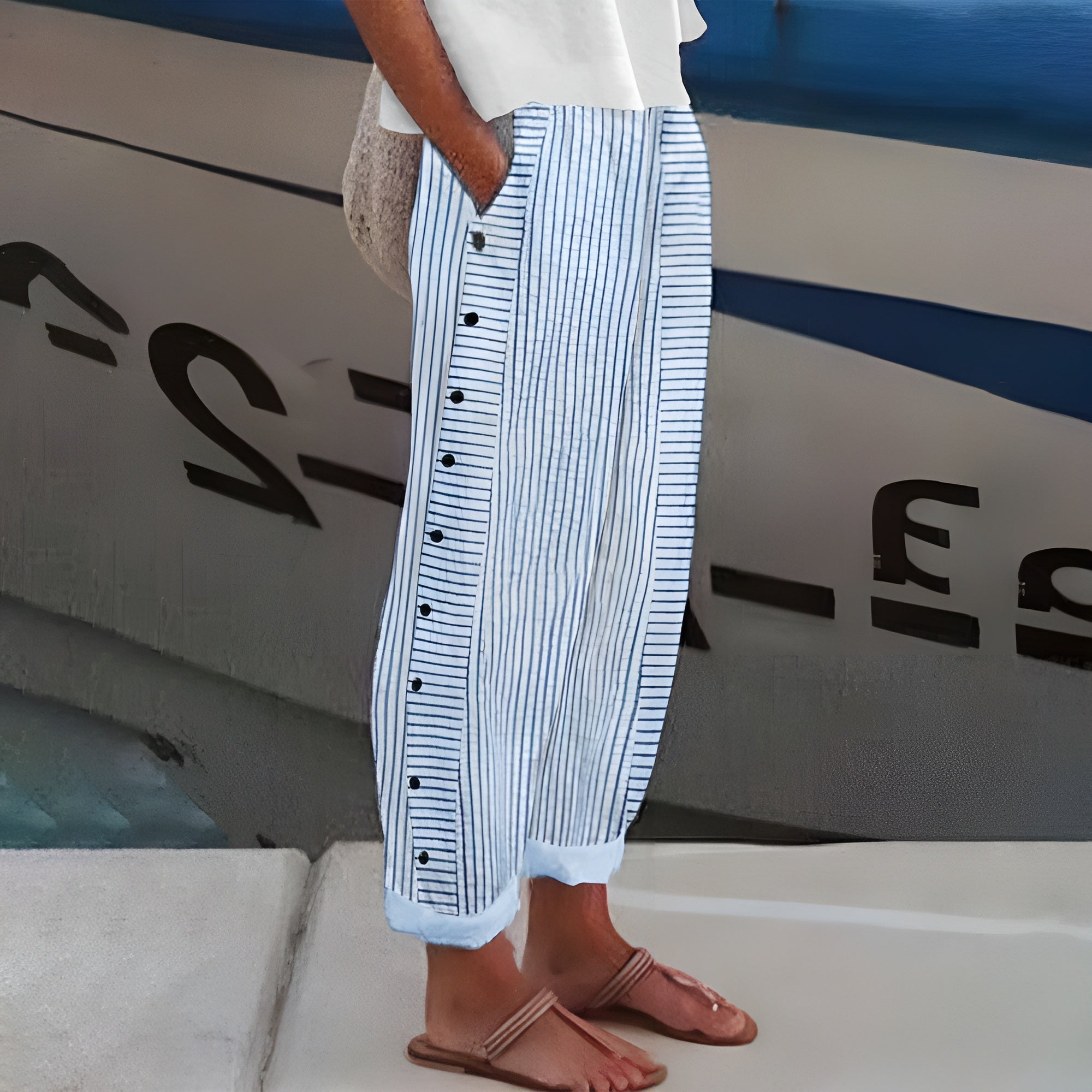 Inge™ - Zeitlose Leinenhose mit Charakter