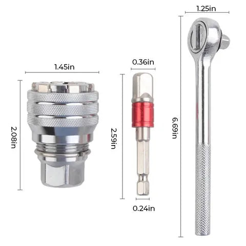 AdaptiDrill™ - Magischer Universalstecker Elektrobohrmaschine