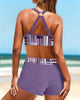 Circe™ - Hochtailliertes Geripptes Bikini-Set