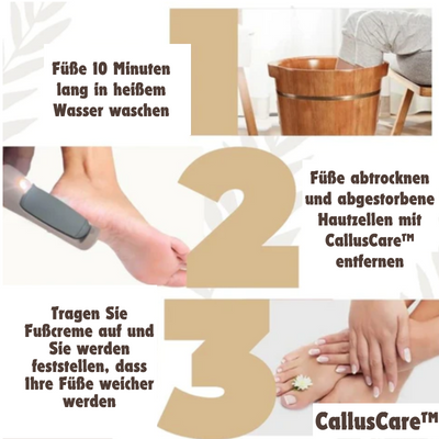 CallusCare™ - Elektrische Fußfeile | 50% RABATT