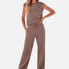 Juna™ - 2-teiliges Lounge-Set | Ärmelloses Top & Hose mit Kordelzug