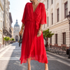 Marika™ - Chiffonkleid mit V-Ausschnitt