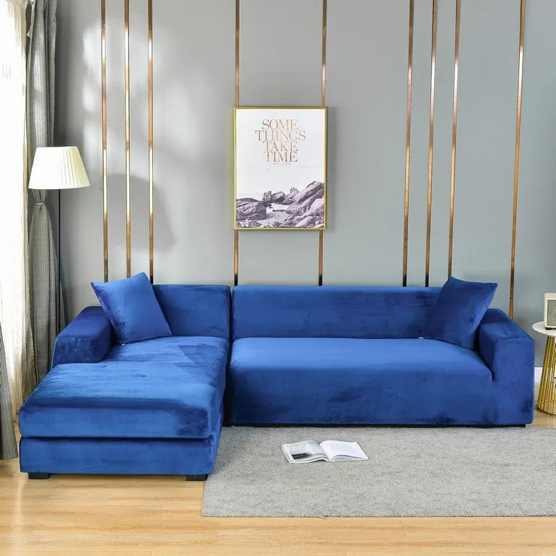 CozyWrap™ - Sofa-Bezug aus Samtstoff
