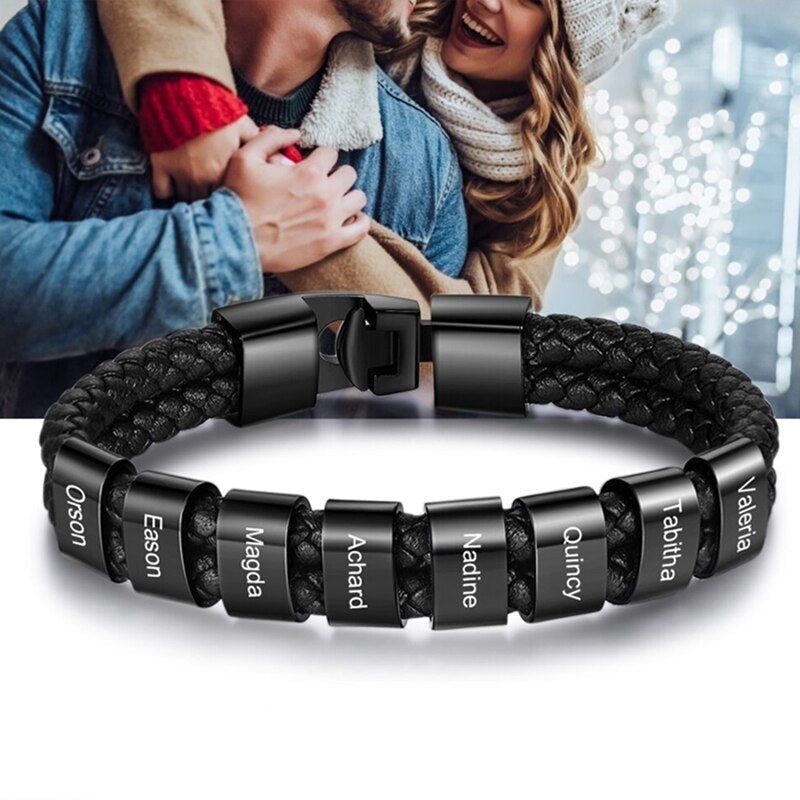 Ravi™️ - Luxus Lederarmband | An meinen geliebten Papa