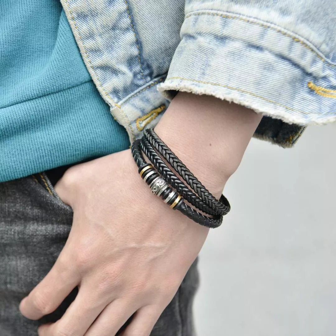 ImperialCuff™ - Luxus Leder Armband | An meinen geliebten Sohn