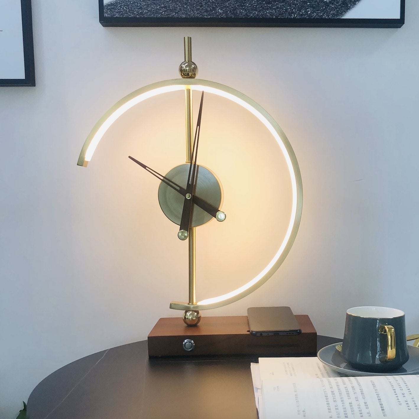 OpulaClock™ | Luxe Lamp