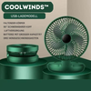 CoolWinds™ - Wandmontierbarer tragbarer Ventilator