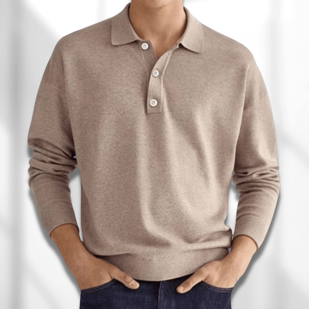 Aiden™ | Der Polo-Pullover, der Luxus neu definiert