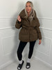 Inga™ - Schicke Kurze Steppjacke mit Gürtel