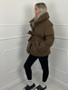 Inga™ - Schicke Kurze Steppjacke mit Gürtel