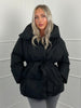 Inga™ - Schicke Kurze Steppjacke mit Gürtel