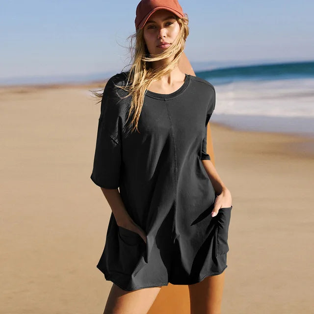 Zuri™ | Übergroßer T-Shirt-Overall