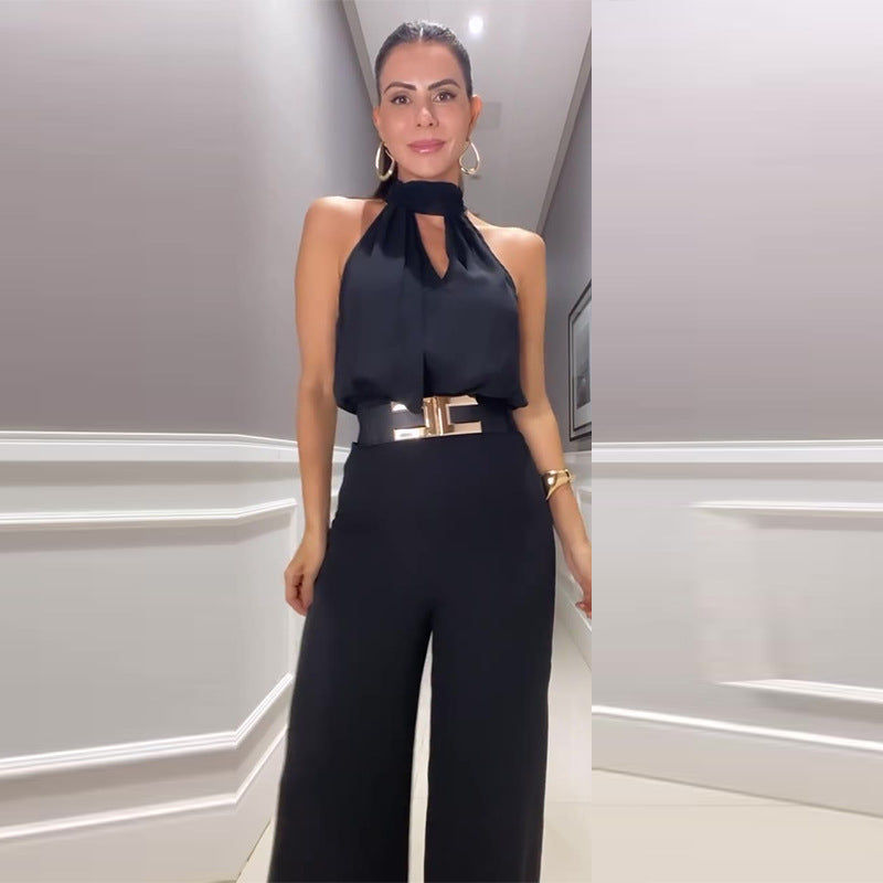 Colette™️ - Sommer Rundhalsausschnitt Jumpsuit