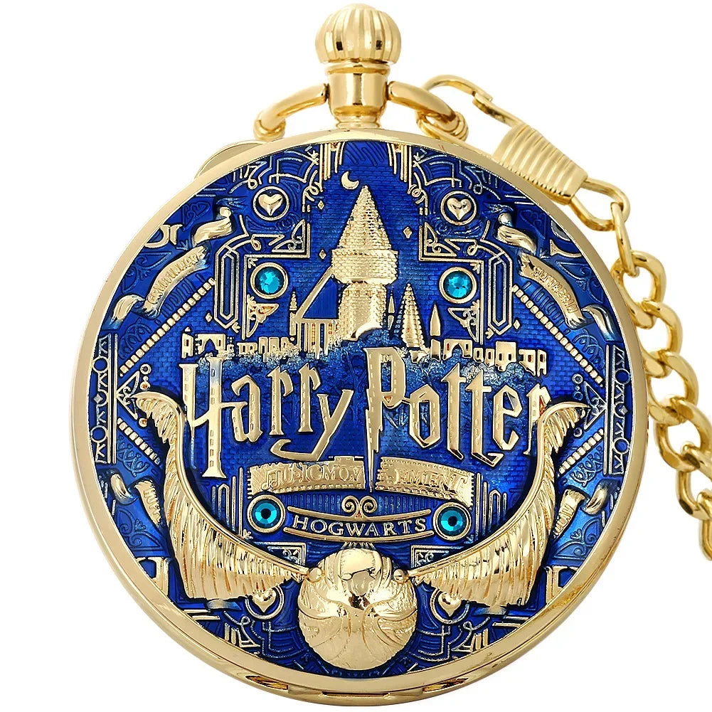 Vintage Harry-Potter-Taschenuhr | Magische Kreativ-Uhr mit Musik