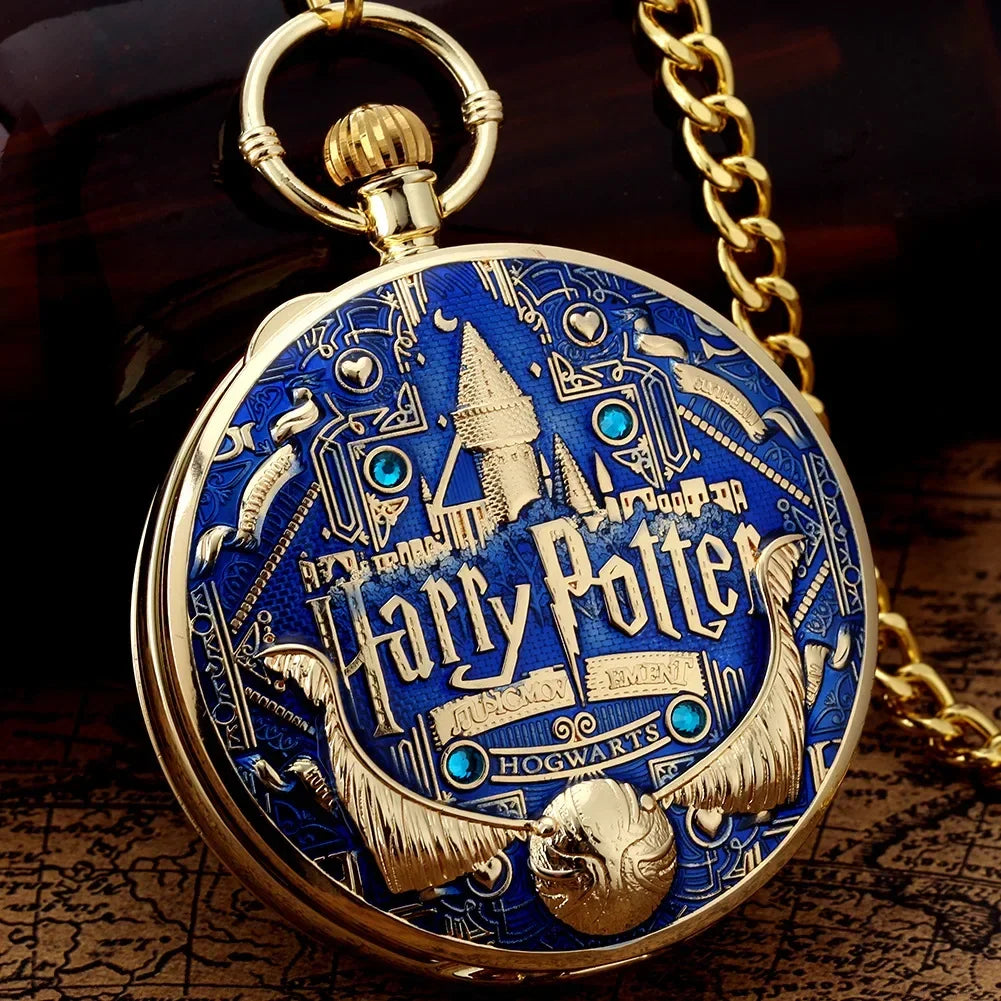 Vintage Harry-Potter-Taschenuhr | Magische Kreativ-Uhr mit Musik