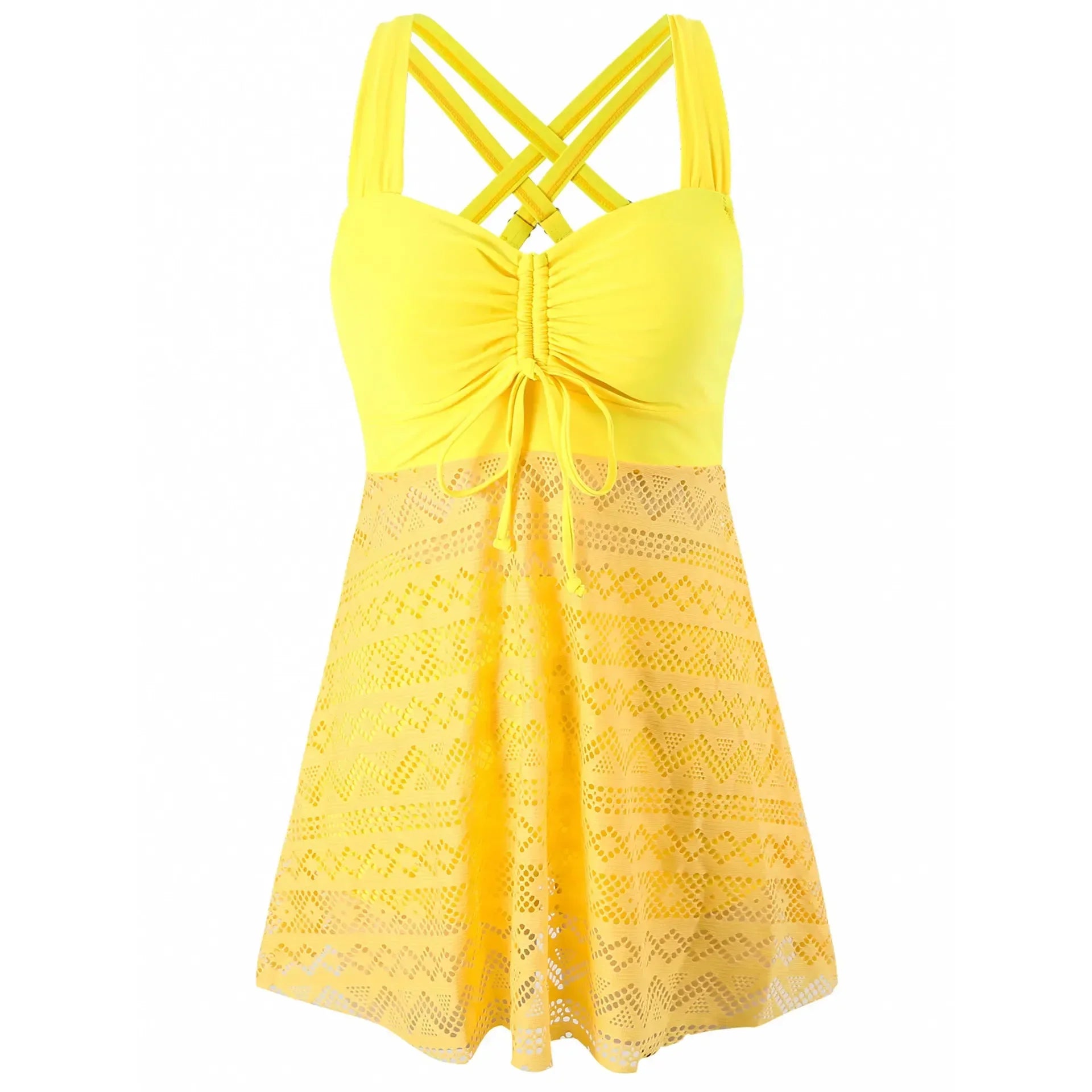 Hertha™ - Verführerischer Premium-Badeanzug mit feiner Spitze und Halter-Design