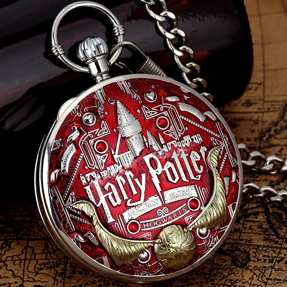 Vintage Harry-Potter-Taschenuhr | Magische Kreativ-Uhr mit Musik