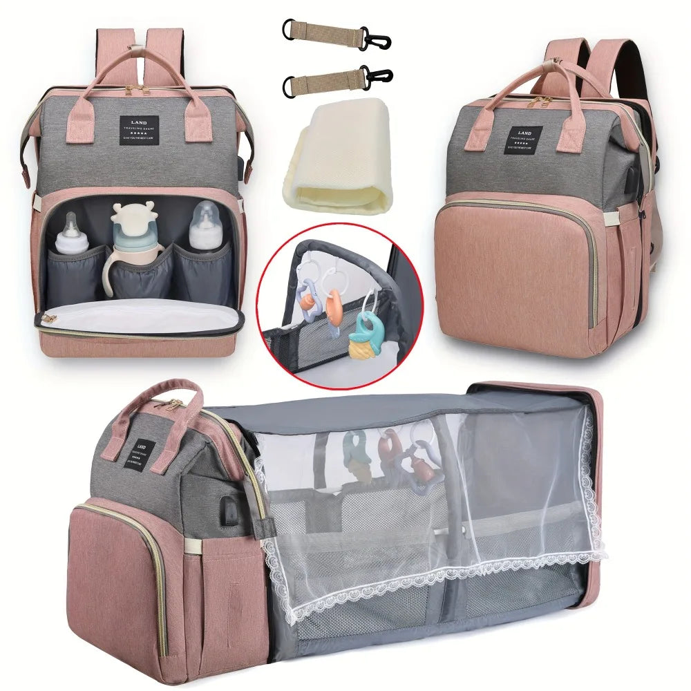 SmartPack™ - 4-in-1 Baby-Reisetasche | Reisen Sie clever mit Ihrem kleinen Liebling