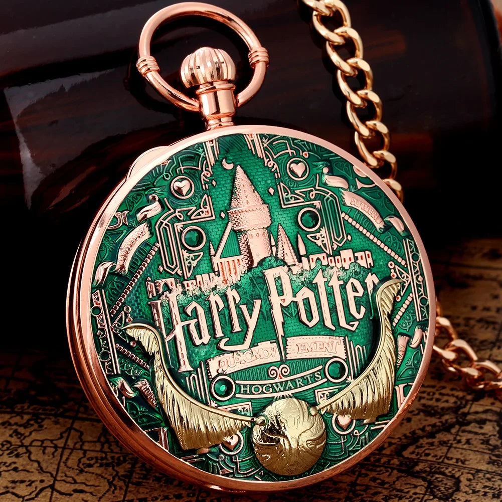 Vintage Harry-Potter-Taschenuhr | Magische Kreativ-Uhr mit Musik