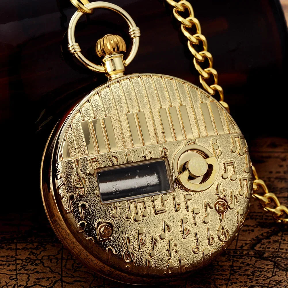 Vintage Harry-Potter-Taschenuhr | Magische Kreativ-Uhr mit Musik