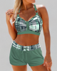 Circe™ - Hochtailliertes Geripptes Bikini-Set
