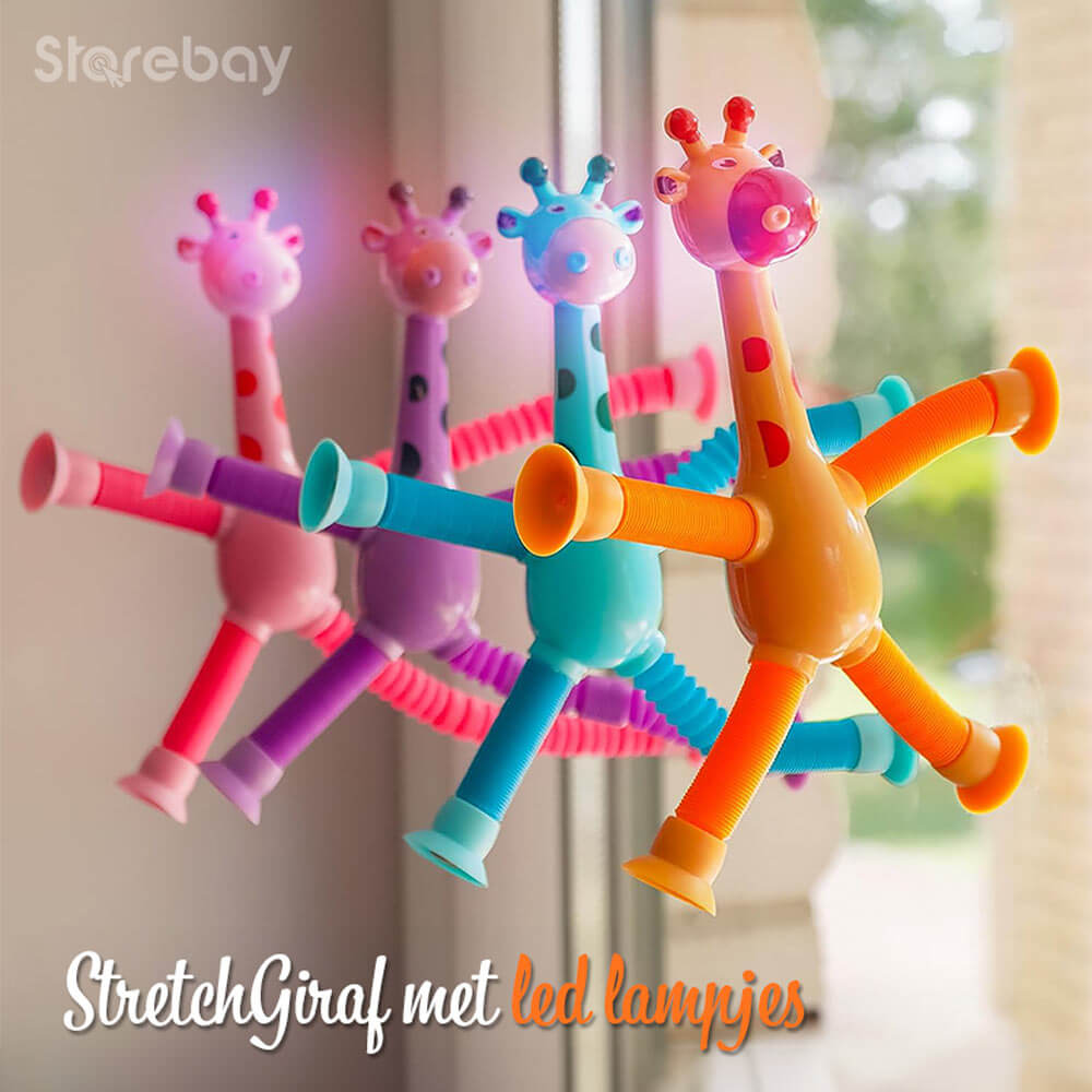 Stretchy™ - Giraffe Spielzeug (Set von 4 Stück)