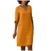 Leonie™ - Elegantes Kleid mit V-Ausschnitt
