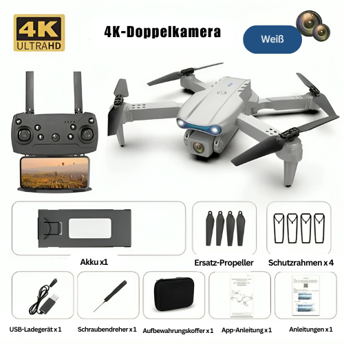 AirView™ - Professionell 4k UHD Kamera Drohne