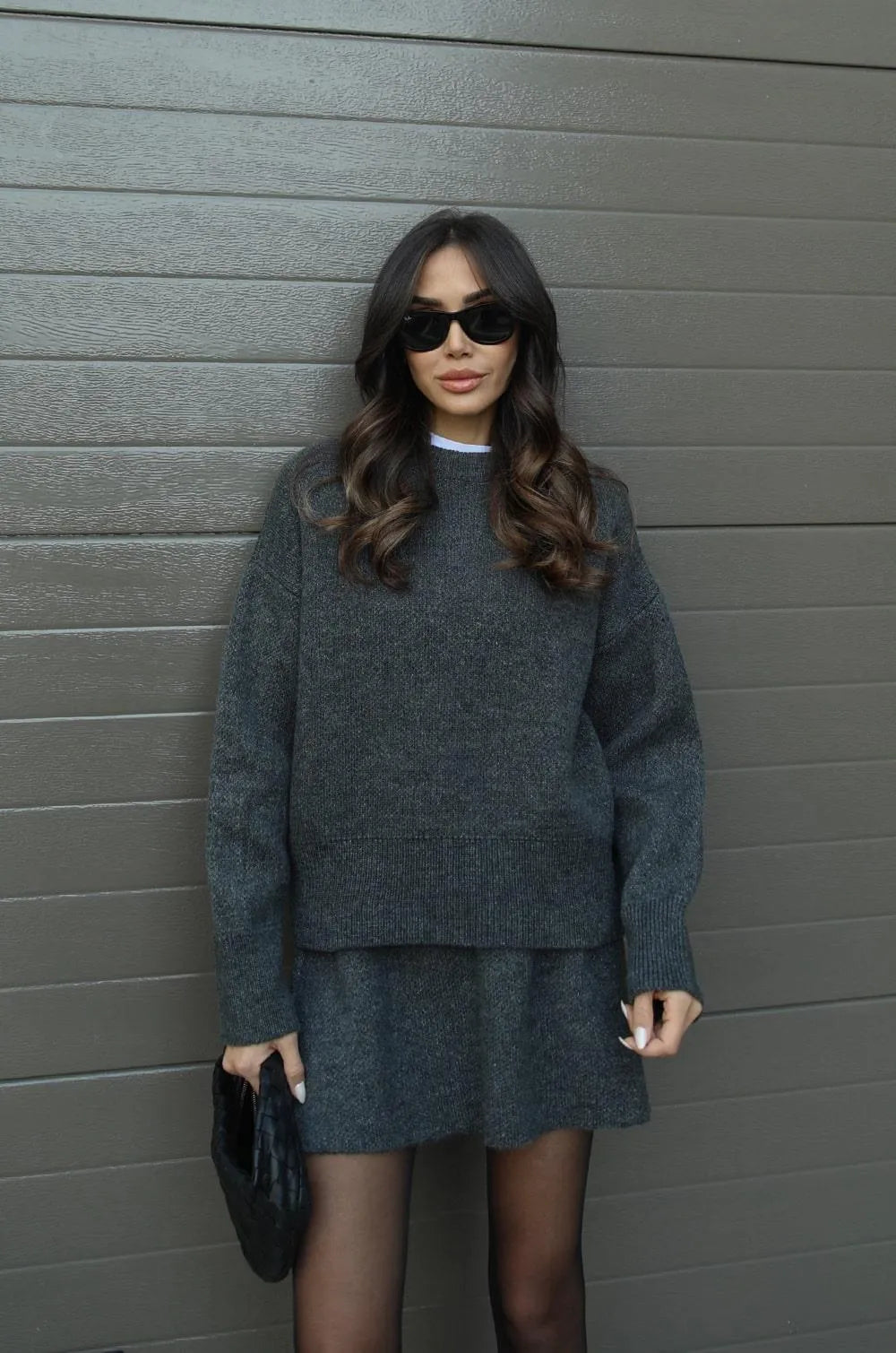 Janet™ - Strickset mit Oberteil und Rock