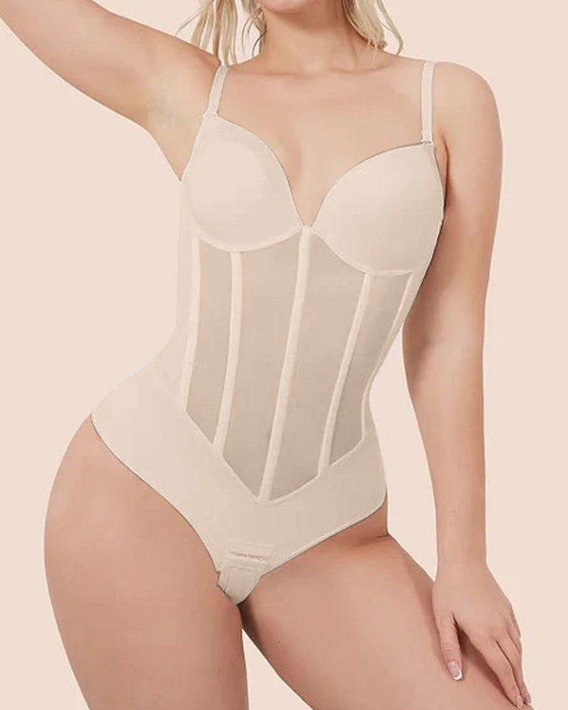 Moana™ – Verführerischer Shaping-Bodysuit mit tiefem Rückenausschnitt